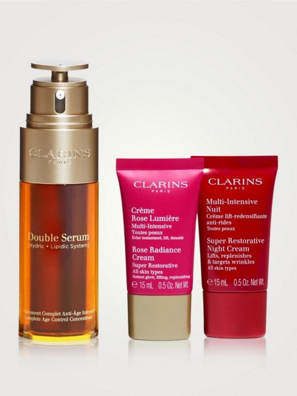 Clarins Double Serum and Multi Intensive Trio Gift set